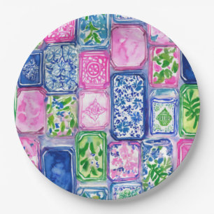 Mahjong Paper Plate