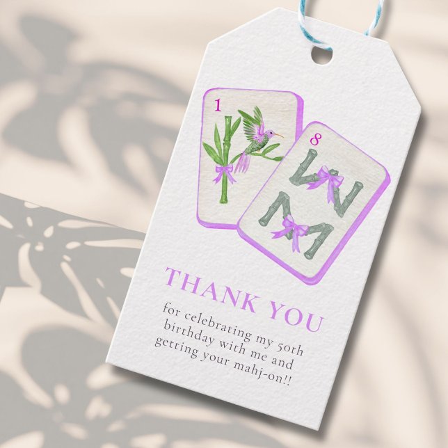 Mahjong Party Gift Tags (Creator Uploaded)
