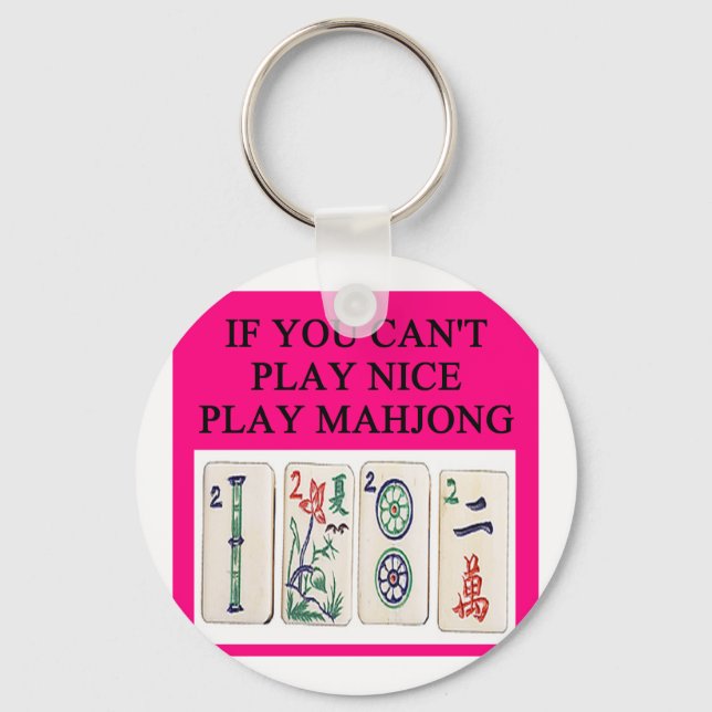 MAHJONG player Key Ring (Front)