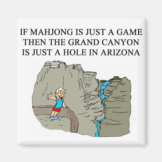 MAHJONG player Magnet (Front)