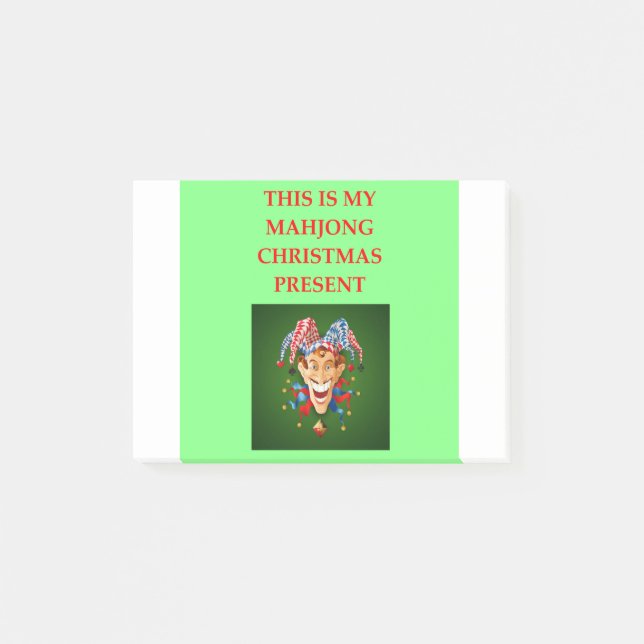 MAHJONG POST-IT NOTES (Front)
