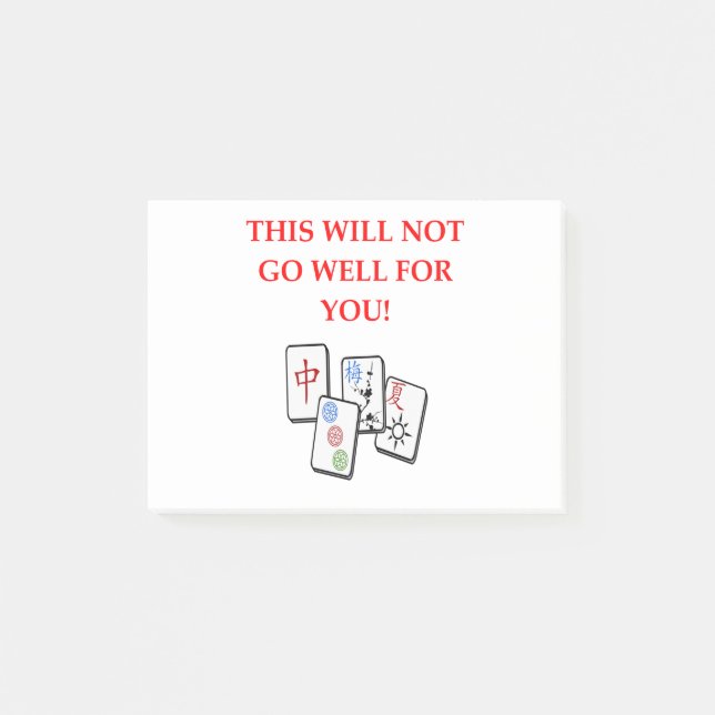 MAHJONG POST-IT NOTES (Front)