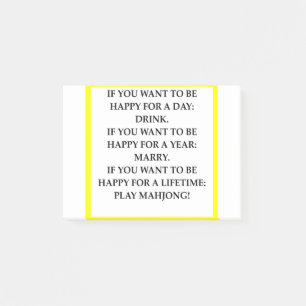 MAHJONG POST-IT NOTES