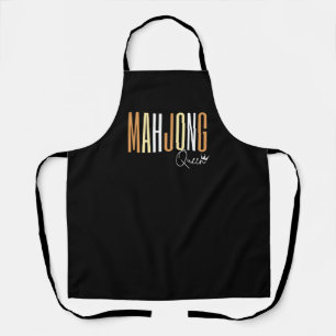 Mahjong queen apron