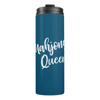 Mahjong Queen in Teal Blue