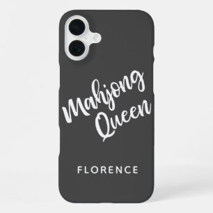 Mahjong Queen Personalised iPhone 16 Plus Case