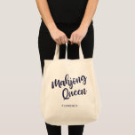 Mahjong Queen Personalised Tote Bag<br><div class="desc">Perfect gift for your favourite mahjong player.</div>