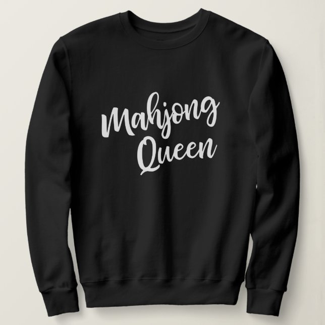 Mahjong Queen Sweatshirt (Design Front)