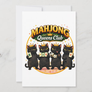 Mahjong Queens Club Cute Black Cats