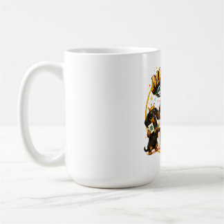 Mahjong Queens Club Cute Dachshunds Coffee Mug