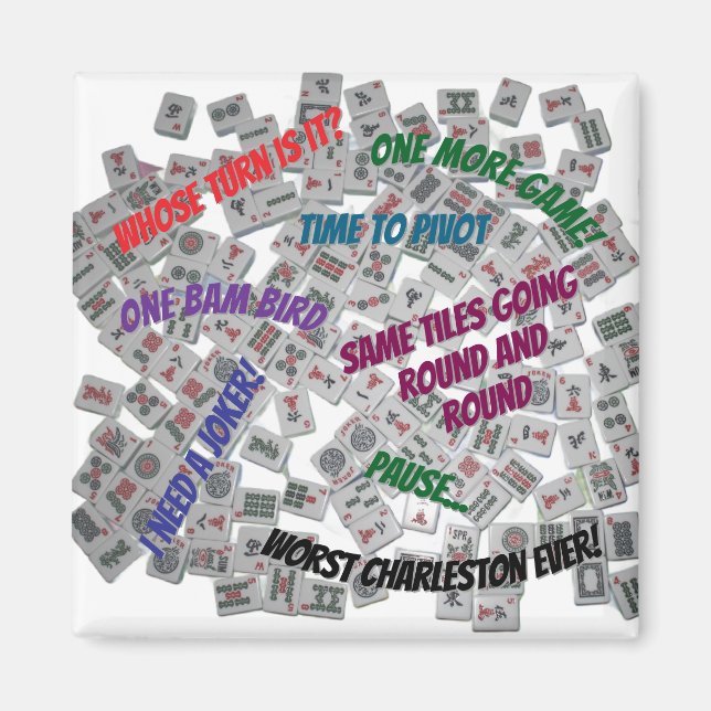 Mahjong Sayings Magnet (Front)