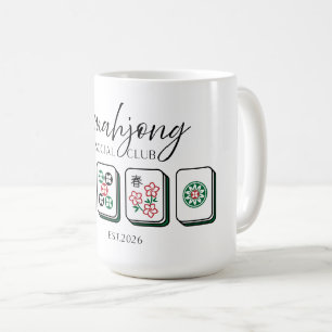 Mahjong Social Club Est 2026 Coffee Mug