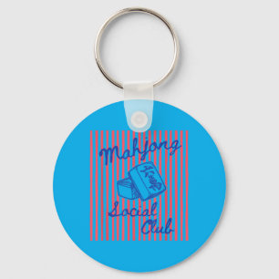 Mahjong Sogovernment Agencyl Club Funny Mahjong Key Ring