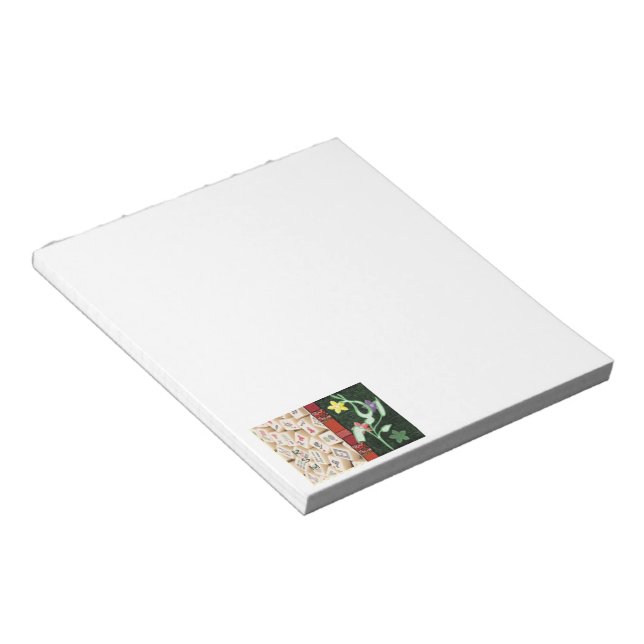 Mahjong Spring Notepad (Angled)