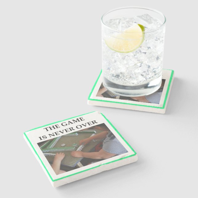 mahjong stone coaster (Side)