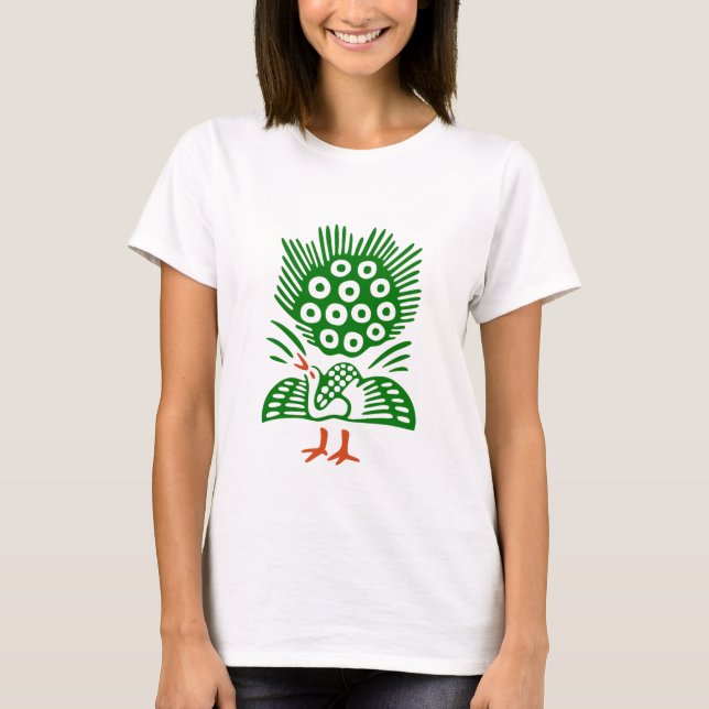 Mahjong T-shirt "Eiso" 1Bamboo (Front)