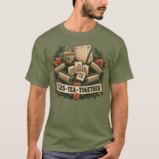 Mahjong T-Shirt, Tiles Tea Together, Mahjong Night T-Shirt