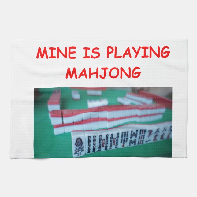 MAHJONG TEA TOWEL (Horizontal)