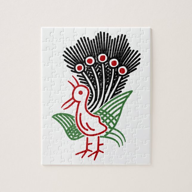 Mahjong Tile 1 Zhai Isoroko Only -01 Jigsaw Puzzle (Vertical)