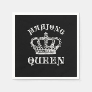 Mahjong Tile Based Chinese Game Gambler Gamble Chi Napkin