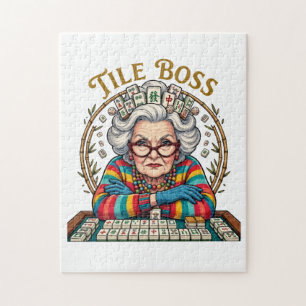 Mahjong Tile Boss Jigsaw Puzzle