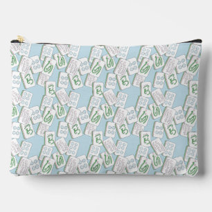 Mahjong Tile Fun Large Accessory Pouch
