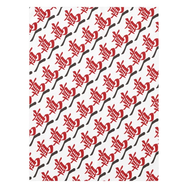 Mahjong tile Ichiman_character -01 Tablecloth (Front)