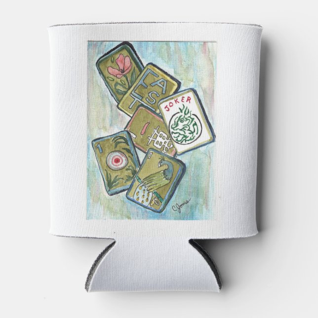 Mahjong Tiles Can Cooler (Front)