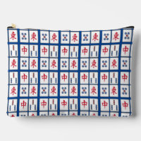 Mahjong Tiles Design Accessory Bag