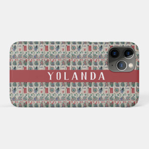 Mahjong Tiles Pattern Personalised iPhone 11 Pro Case