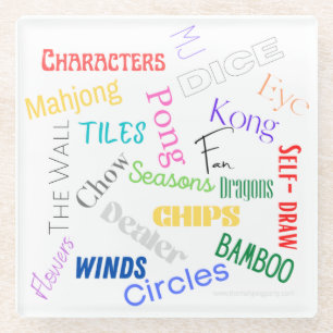 Mahjong Words Coaster
