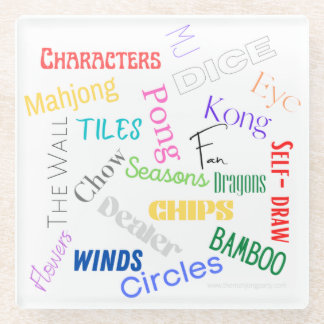 Mahjong Words Coaster