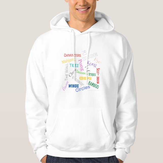 Mahjong words hoodie (Front)
