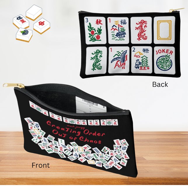 MahJongg Creating Order out of Chaos Small Accessory Pouch (Creator Uploaded)