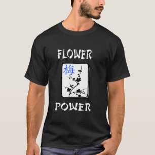 Mahjongg Flower Power  Chinese Jewish Game T-Shirt