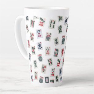 MahJongg tiles design  Latte Mug