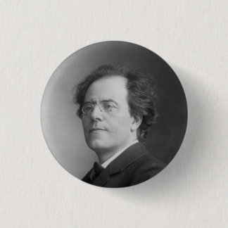mahler 3 cm round badge