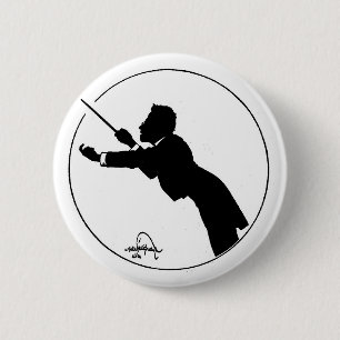Mahler Conducting 6 Cm Round Badge