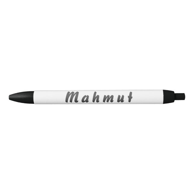Mahmut Kugelschreiber Black Ink Pen (Front)