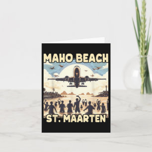 Maho Beach St. Maarten  Card