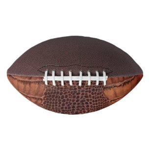 Mahogany Alligator Classic Reptile Leather (Faux) Football