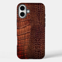 Mahogany Alligator Classic Reptile Leather (Faux)