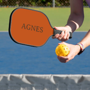 Mahogany Elegant Name Trendy Minimalist Pickleball Paddle
