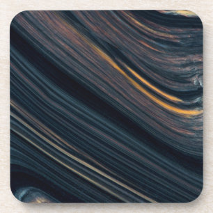 Mahogany Goldsheen Obsidian Coaster