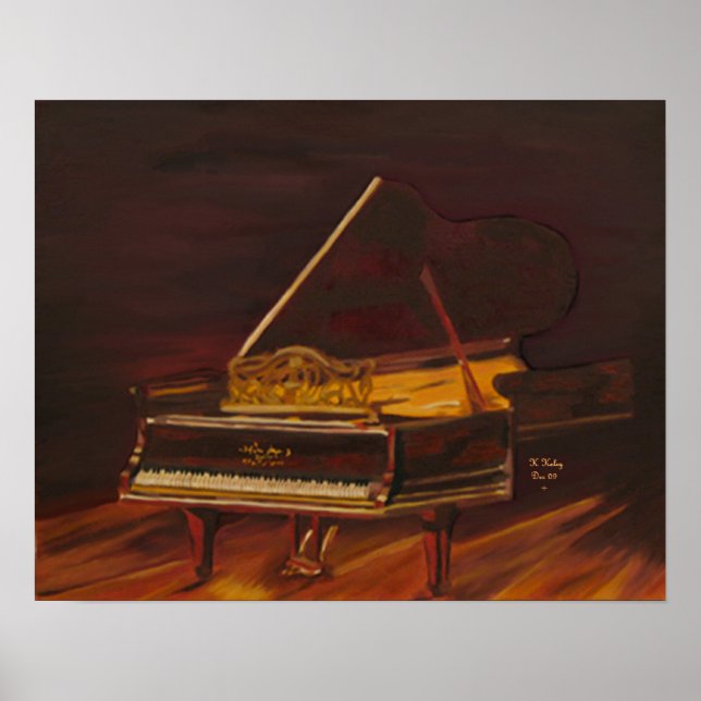 Mahogany Melody canvas print (Front)