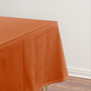 Mahogany Solid Colour Classic Elegant Tablecloth