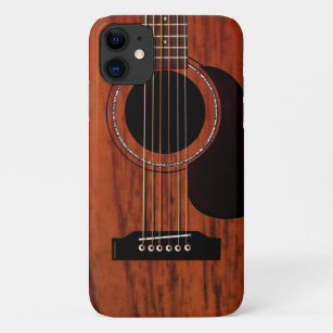 Mahogany Top Acoustic Guitar iPhone 11 Case