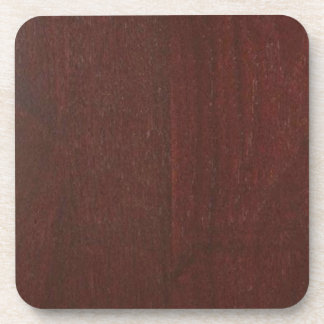 MAHOGANY Wood Finish BUY Blank Blanche add TEXT Coaster
