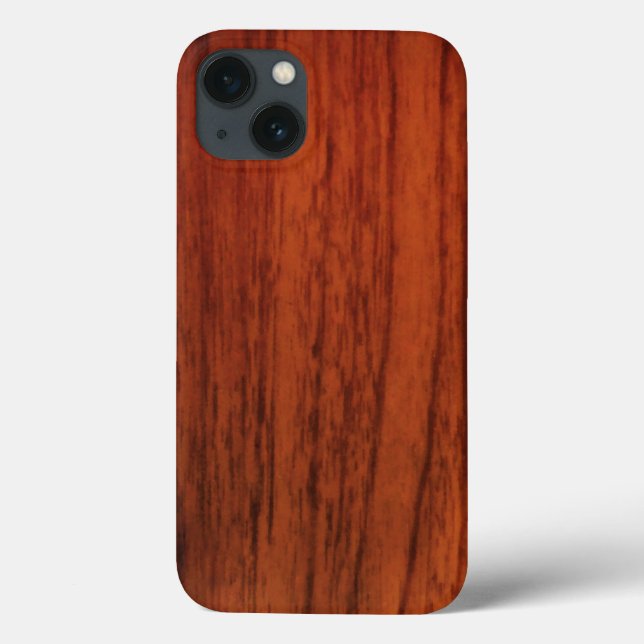 Mahogany Wood Print Case-Mate iPhone Case (Back)
