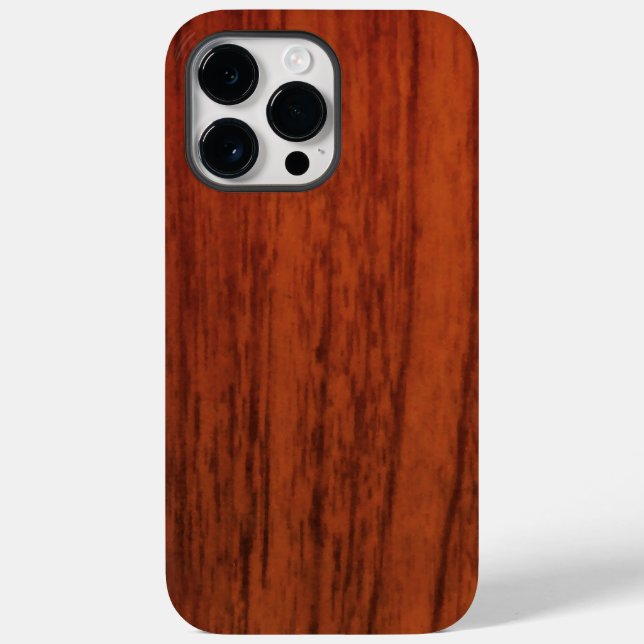 Mahogany Wood Print Case-Mate iPhone Case (Back)